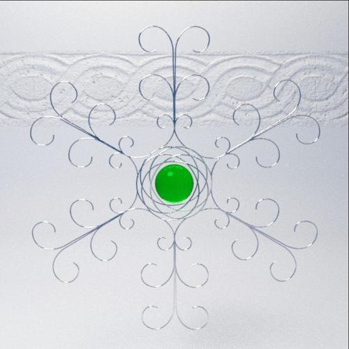 Silver Snowflake Ornament preview image